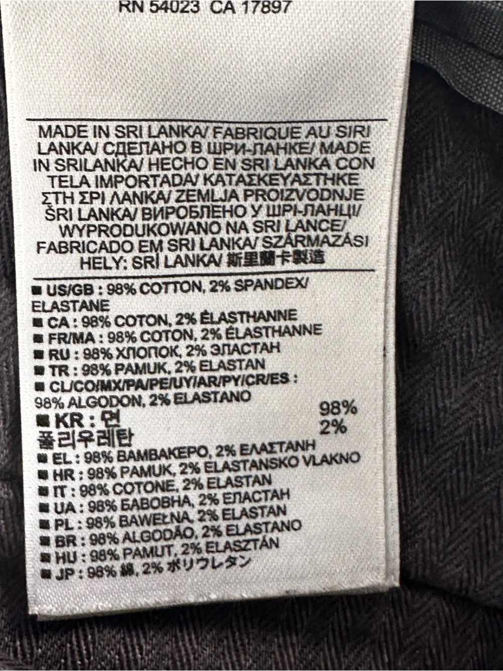 Banana Republic Fulton Skinny Chino Pants 30x30 Dark Charcoal Navy Slim Fit